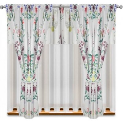 Fliying Záclona se závěsem Adina bílá, 400x160 cm – Hledejceny.cz