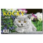 Kočky stolní 23 x 14 cm 2026 – Sleviste.cz