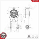 Zavěšení a uložení motoru ESEN SKV 75SKV073 – Zboží Mobilmania