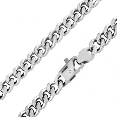 SILVEGO Pánský ocelový řetěz pancr KMM24162 – Zboží Dáma SILVEGO Pánský ocelový řetěz pancr KMM24162 – Zboží Dáma