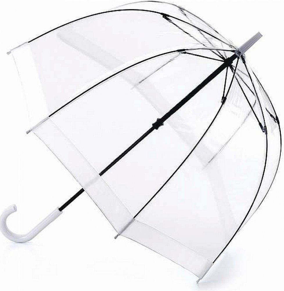 Fulton průhledný holový deštník Birdcage 1 White L041-3 mFU0009 |  Srovnanicen.cz