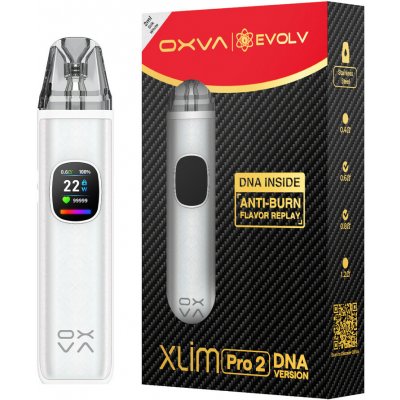 Oxva Xlim Pro 2 DNA Pod Kit 1300 mAh Silk White 1 ks – Zboží Dáma