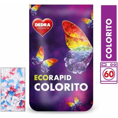 Dedra Prášek na barevné prádlo Ecorapid colorito 60 praní – Hledejceny.cz