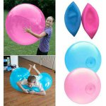 Kids World Gumová koule Bubble Ball 2v1 120 cm růžová – Zboží Mobilmania