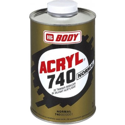 HB Body Acryl 740 normal ředidlo 0.5l – HobbyKompas.cz