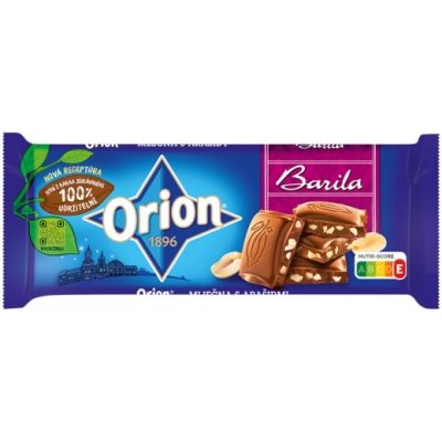 ORION Mléčná čokoláda s arašídy 90 g – Zbozi.Blesk.cz