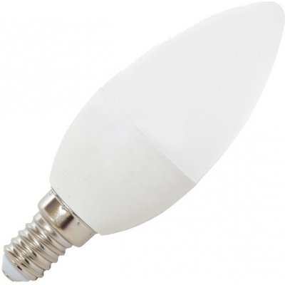 Ecolite LED7W-SV/E14/4100 Mini LED žárovka E14 svíčka 7W denní bílá – Zboží Živě