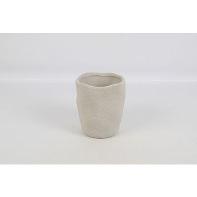 Keramický květináč Ramona S, krémový, 19 cm – Hledejceny.cz