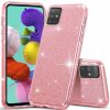 Pouzdro a kryt na mobilní telefon Pouzdro Forcell Shining Samsung Galaxy A51 ružové