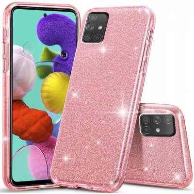 Pouzdro Forcell Shining Samsung Galaxy A51 ružové – Zboží Mobilmania