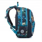 Topgal batoh Stavební stroje BAZI 26018 modrá – Zboží Dáma