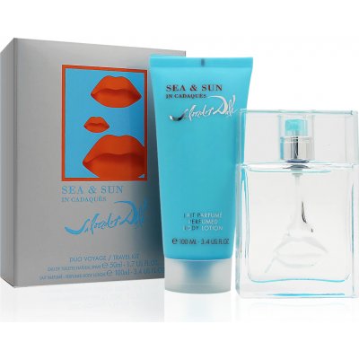 Salvador Dali Sea & Sun in Cadaques EDT 50 ml + tělové mléko 100 ml dárková sada – Zboží Dáma