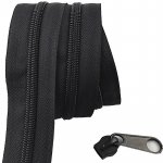 Zip spirálový černý 10 mm metráž – Hledejceny.cz