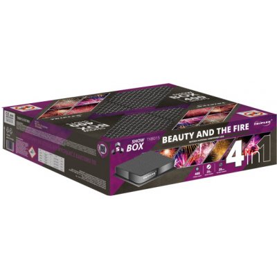 Triplex Ohňostroj Beauty An The Fire 400 ranná sada ohňostroje pro vlastní odpálení TXB015