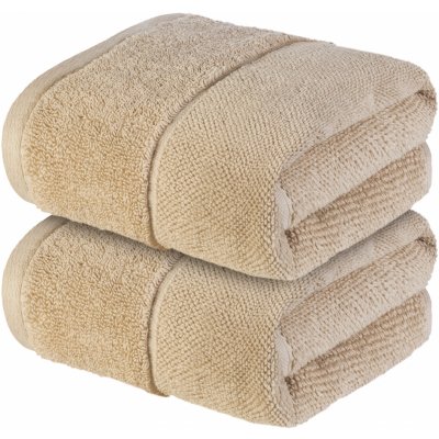 Livarno Home Froté ručník, 50 x 100 cm, 2 kusy (béžová) – Sleviste.cz