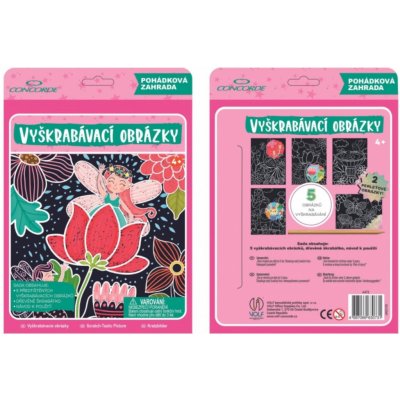 Concorde Vyškrabávací obrázky Pohádková zahrada – Zboží Dáma