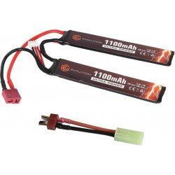 Dean-T Li-Pol Evolution Airsoft Ultra Power 7,4V 1100mAh 20/40C 2 díly