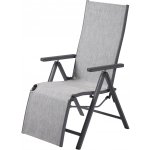 LIVARNO Hliníkové polohovací křeslo Houston, antracitová/světle šedá – Zboží Dáma