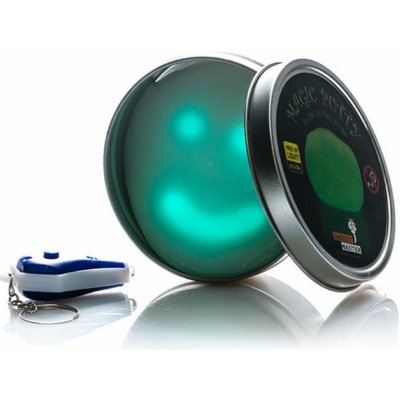 Inteligentní plastelína svítící zelená – Zboží Mobilmania