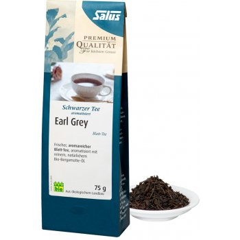 Salus Bio Earl Grey aromatizovaný černý čaj s přírodním Bergamotem sypaný 75 g