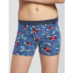 Cornette chlapecké boxerky 701 63 run kids modrá – Hledejceny.cz