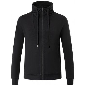 merino mikina Everyday Hoodie jet black