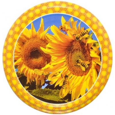 Zavařovací víčka twist na české sklenice MED - SLUNEČNICE 82 mm, 10 ks – Zboží Mobilmania