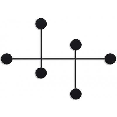 Kalune Design Dama 82 x 60 x 10 cm černý – Hledejceny.cz