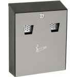 RICHTER CZECH Ocelový závěsný popelník na zeď Richter RA.5001.CM.SS – Zboží Dáma