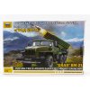 Model Zvezda Truck Grad Bm-21 Russian Mounted Multiple Rocket Launcher Lancia Missili 1:72