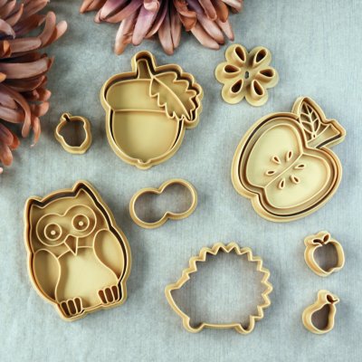 Sada vykrajovátek na podzimní linecké | Vykrajovátka nejen pro děti – Zboží Dáma