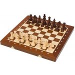 Drewmax GD368 - Šachy dřevěné z bukového dřeva 35x35cm – Zbozi.Blesk.cz