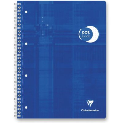 Clairefontaine Metric kroužkový blok A4 tečkovaný, mix barev 90 listů – Zboží Živě