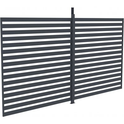 G21 fixní lamelová stěna 3,7x2,2 m pro pergolu Austin – Zboží Dáma