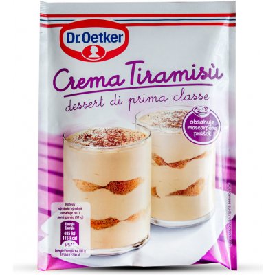 Dr. Oetker Crema Tiramisu 63 g – Zboží Mobilmania