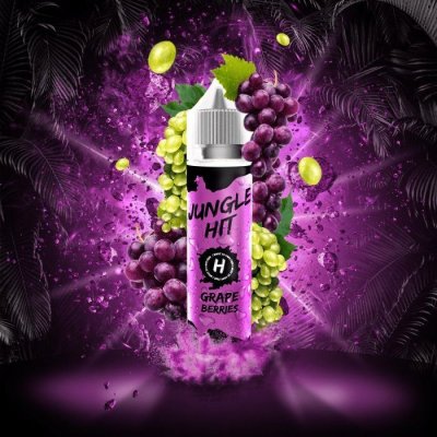 Jungle Hit Shake & Vape Grape Berries 12 ml – Zboží Mobilmania