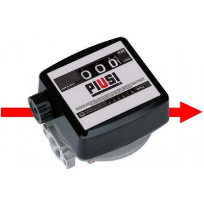 Mechanický průtokoměr na naftu K33 PIUSI Směr toku: D - zleva doprava → – Zboží Mobilmania