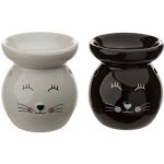 Eden aroma lampa keramická Kočka černá – Zboží Mobilmania