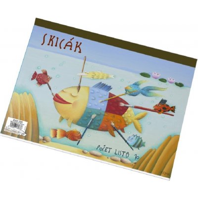 Papírny Brno Skicák A3 170 g 10 listů – Zboží Dáma