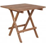 Nordic Living Teakový zahradní odkládací stolek Jai 50 x 50 cm – Hledejceny.cz