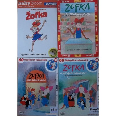 Žofka a její dobrodružství 1+2 + Žofka ředitelkou ZOO pošetka DVD – Zbozi.Blesk.cz