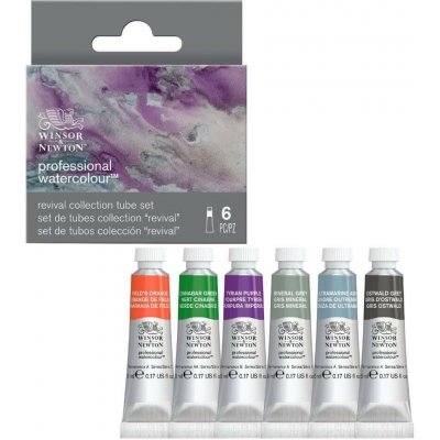 Winsor & Newton Professional Revival akvarelové barvy sada 6 ks – Hledejceny.cz
