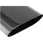 FOX Nerezová koncovka výfuku na zváranie / Typ 50 / oválna / zošikmená / v priemere 160 x 80 mm / Dĺžka 300 mm – Hledejceny.cz