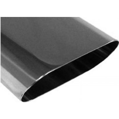 FOX Nerezová koncovka výfuku na zváranie / Typ 50 / oválna / zošikmená / v priemere 160 x 80 mm / Dĺžka 300 mm – Hledejceny.cz