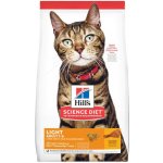 Hill's Science Plan Feline Adult Light Chicken pro kastrované kočky s kuřecím masem 10 kg – Zboží Mobilmania