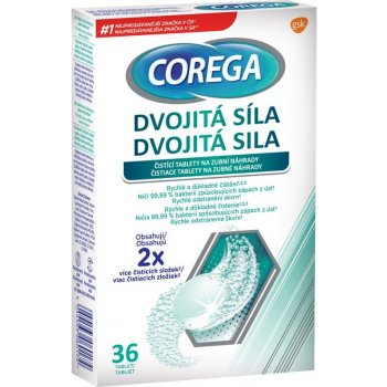 Corega dvojitá síla čisticí tablety 36 ks