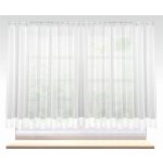 Záclona markizeta DeLux bílá s olůvkem cena od - šití a úprava záclony za 1metr markizeta v.99 – Zboží Mobilmania