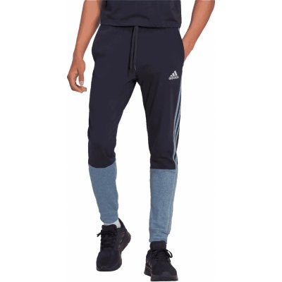 adidas pánské sportovní kalhoty Essentials Melange modré – Hledejceny.cz