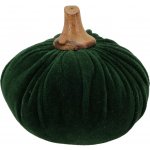 Home Styling Collection Umělá dyně, textilní dekorace, 10 x 11 cm, zelená zelená – Zboží Mobilmania