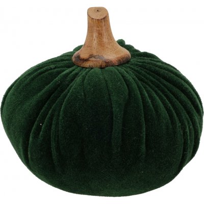 Home Styling Collection Umělá dyně, textilní dekorace, 10 x 11 cm, zelená zelená – Zboží Mobilmania
